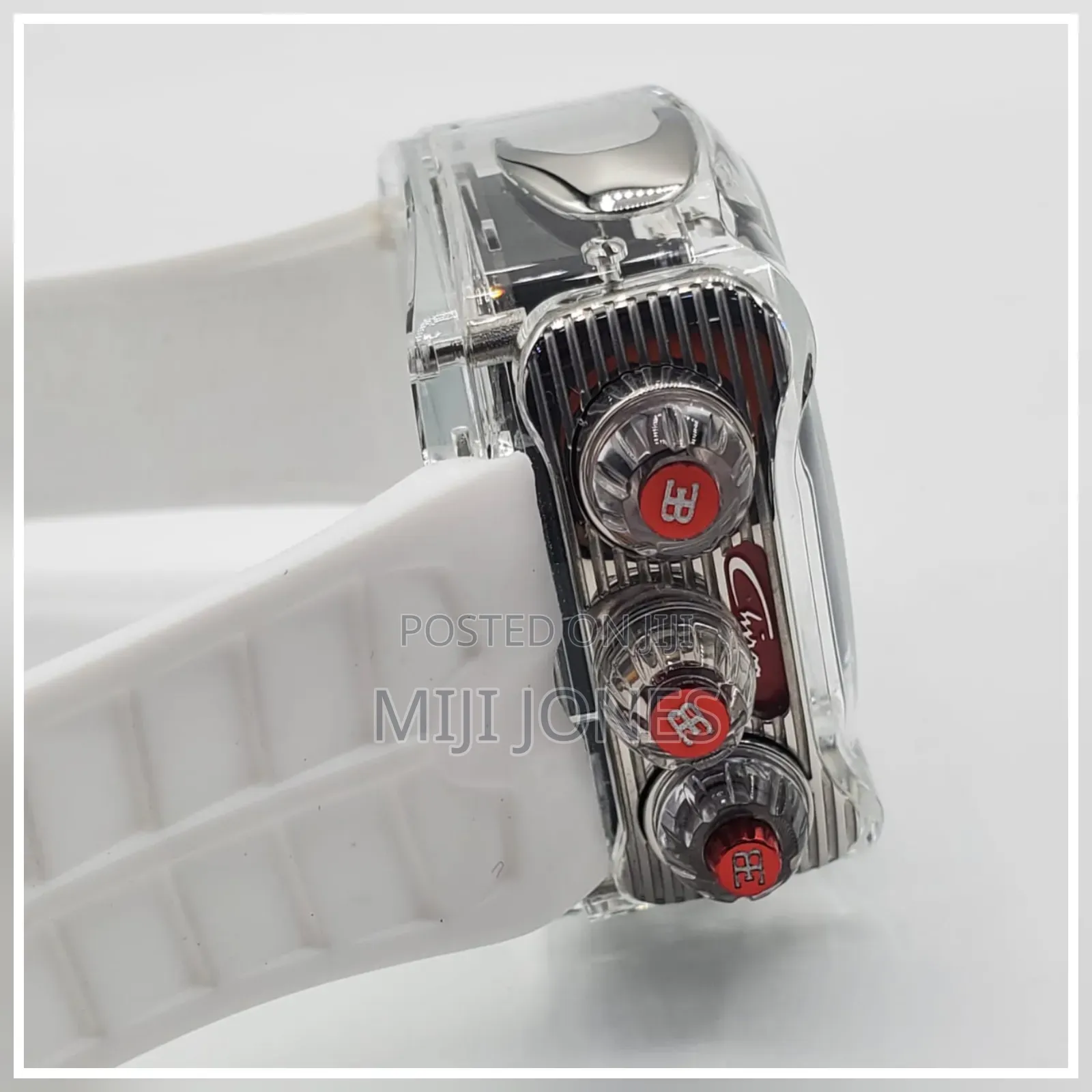 "High Grade Jacob Co Automatic - Rubber Strap Luxury Watch"