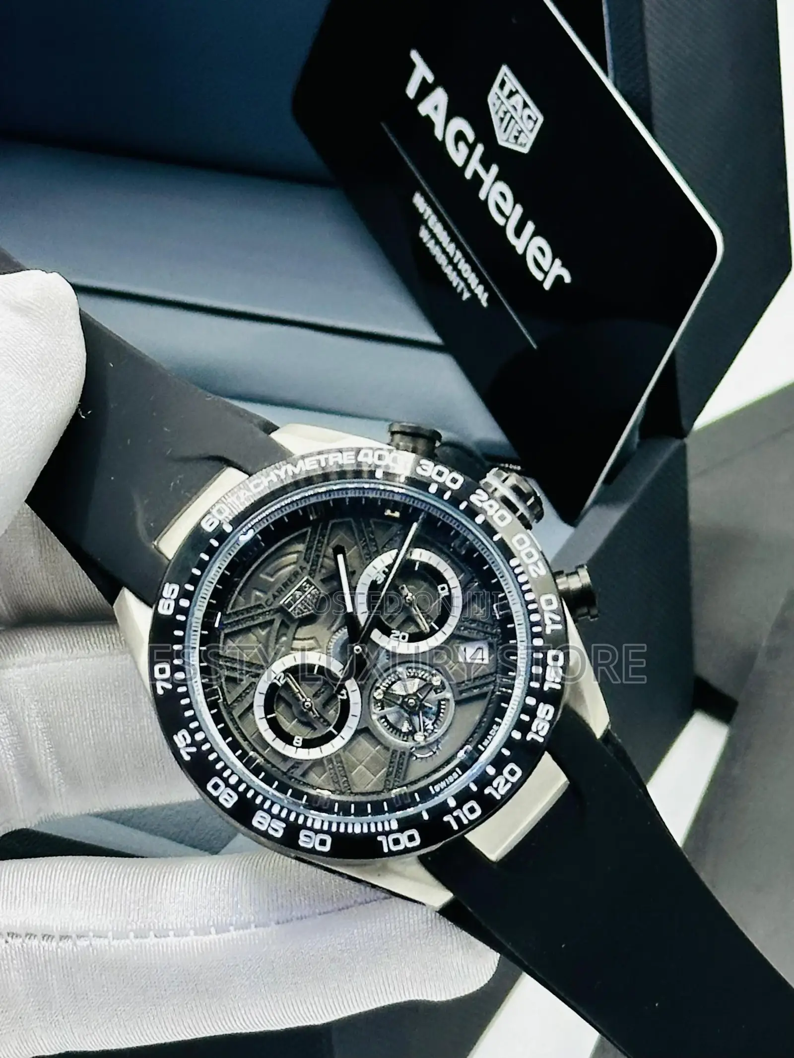 High Quality Tagheuer Rubber Wristwatch