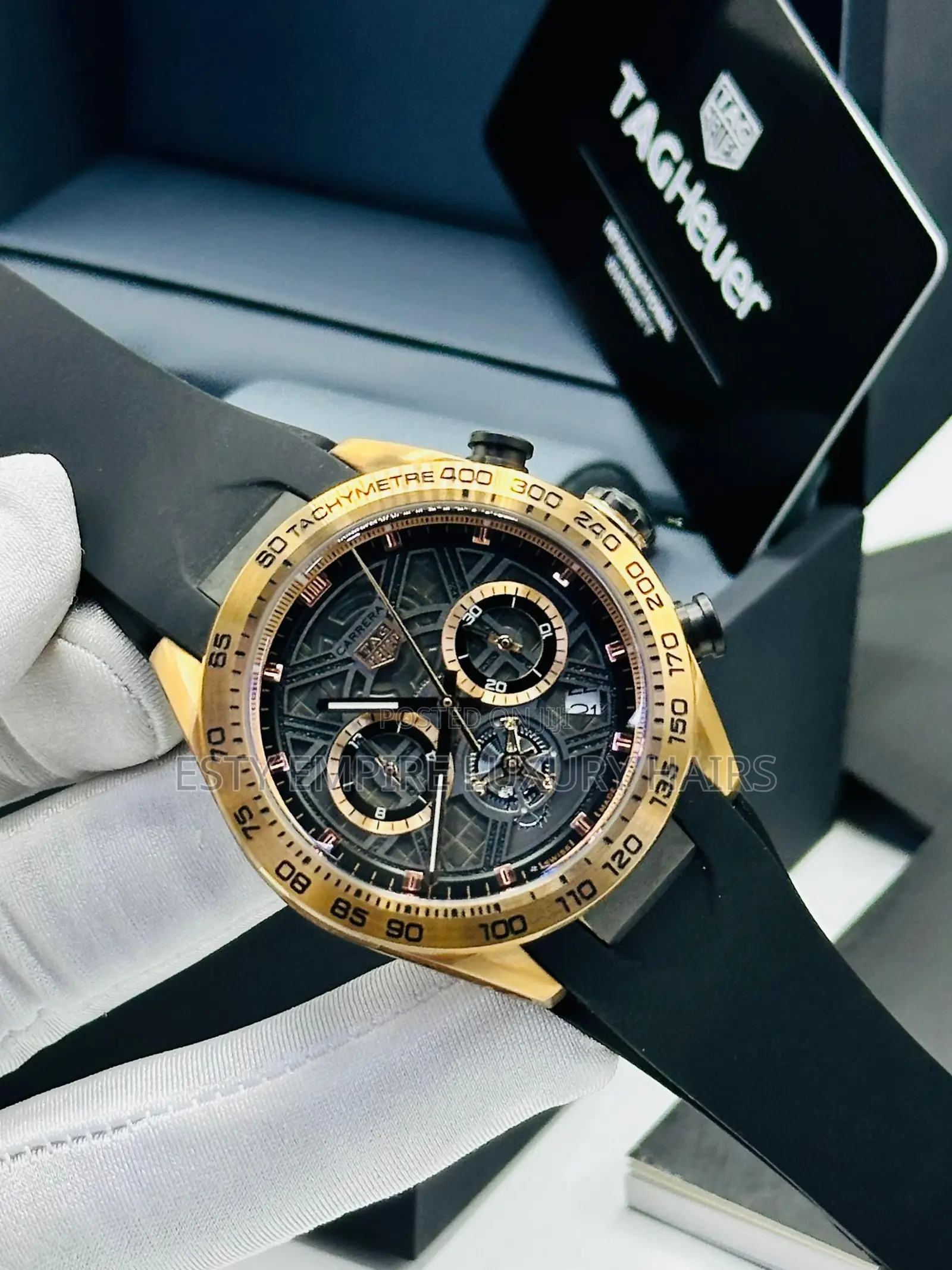 High Quality Tagheuer Rubber Wristwatch