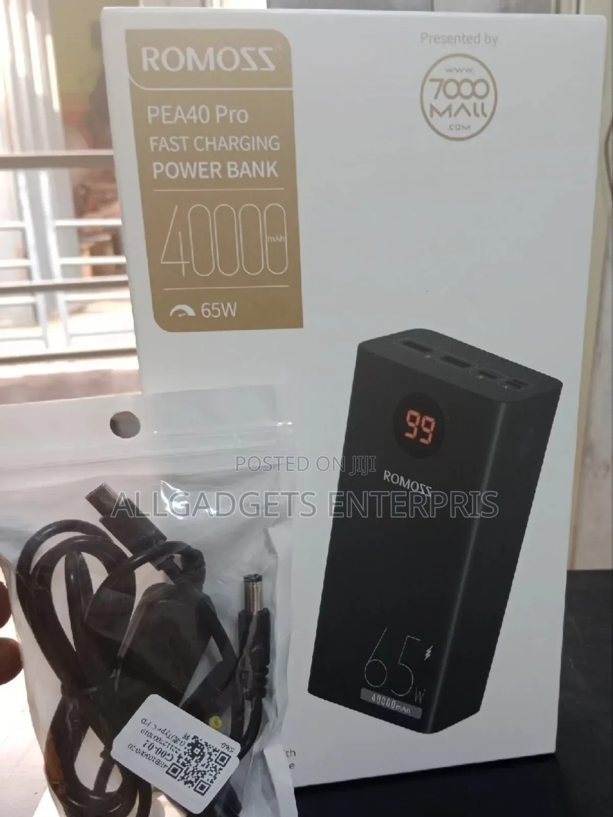 Romosss 65w 40000mah Laptop Power Bank