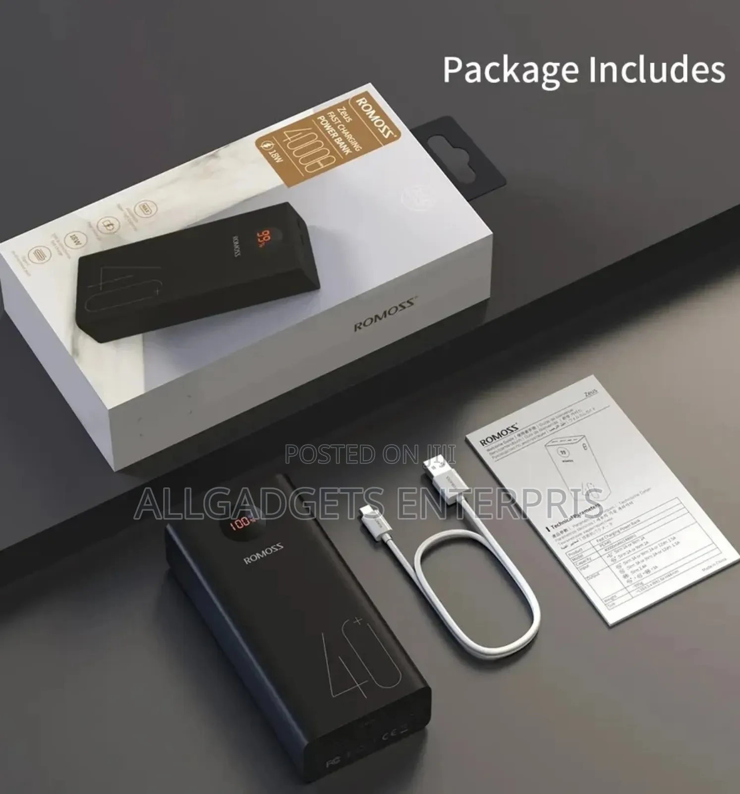 40000mah Romoss Power Bank