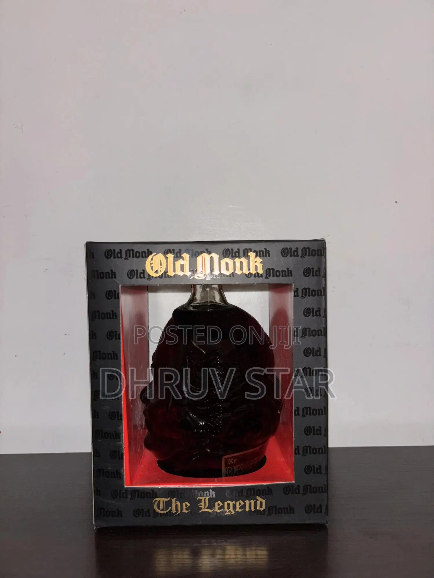 Carton of Old Monk Rum the Legend X 9 Bottles 1000 Ml