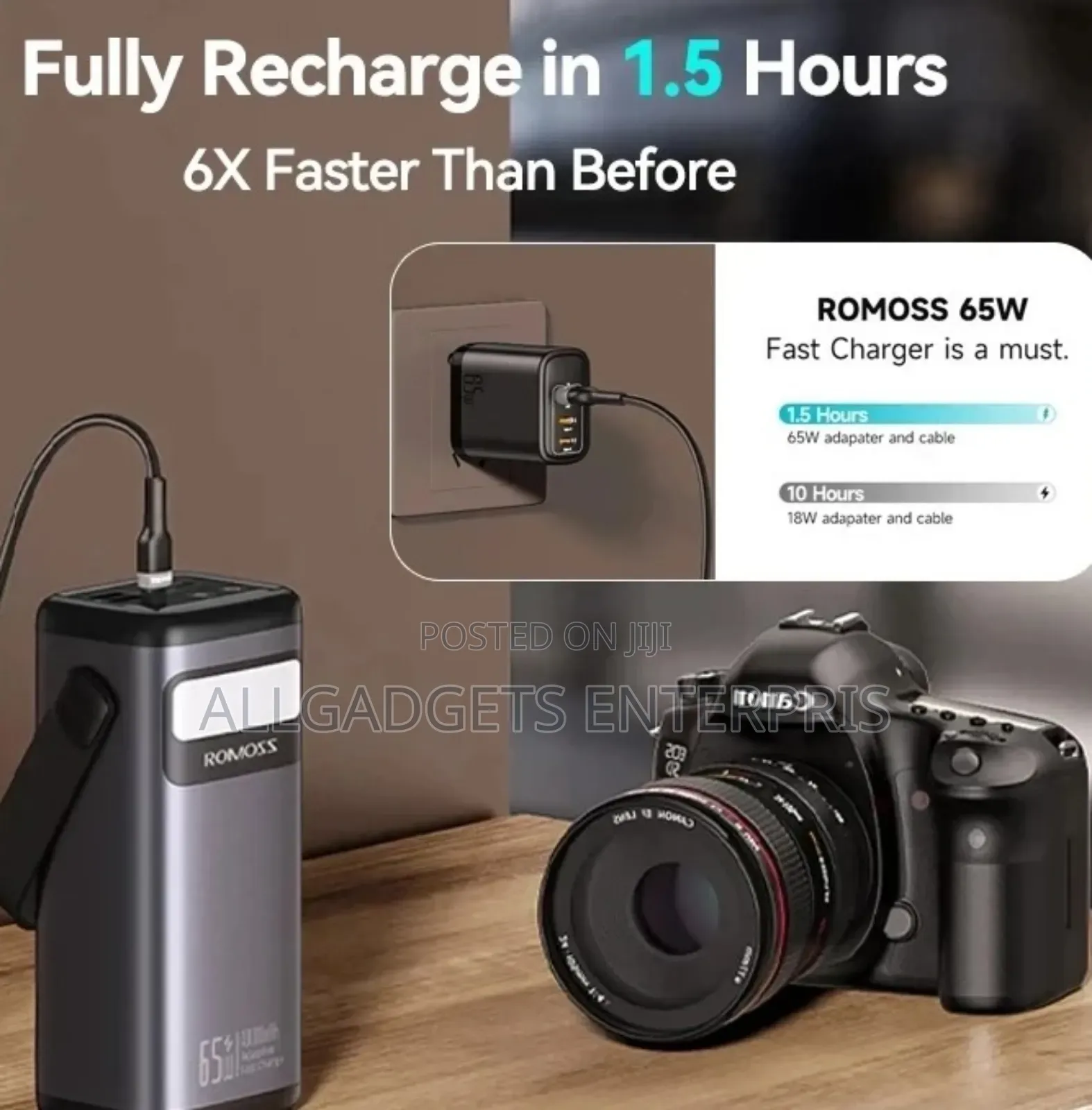 Romoss Mpt40 65w Laptop Power Bank