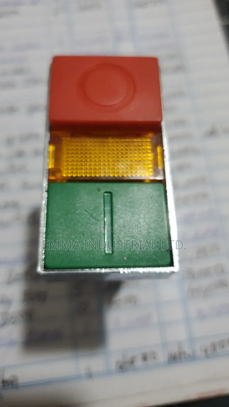 Telemecanique Double Push With Light