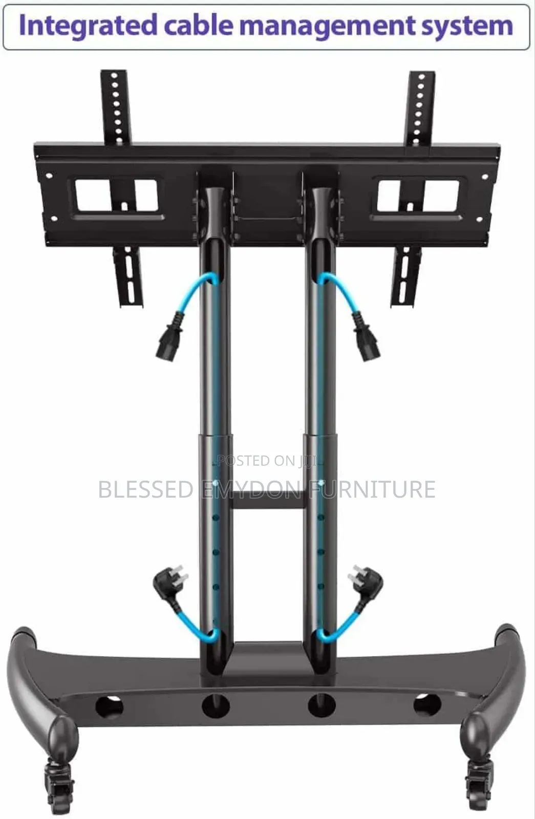 Mobile Tv Cart for Led Tv / Screens Sized 32′′-75” ( Ava50)
