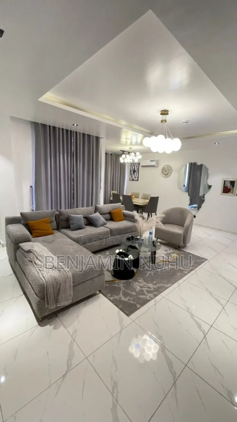 Furnished 2bdrm Apartment in Behind Nike Art, Lekki Phase 1 for rent