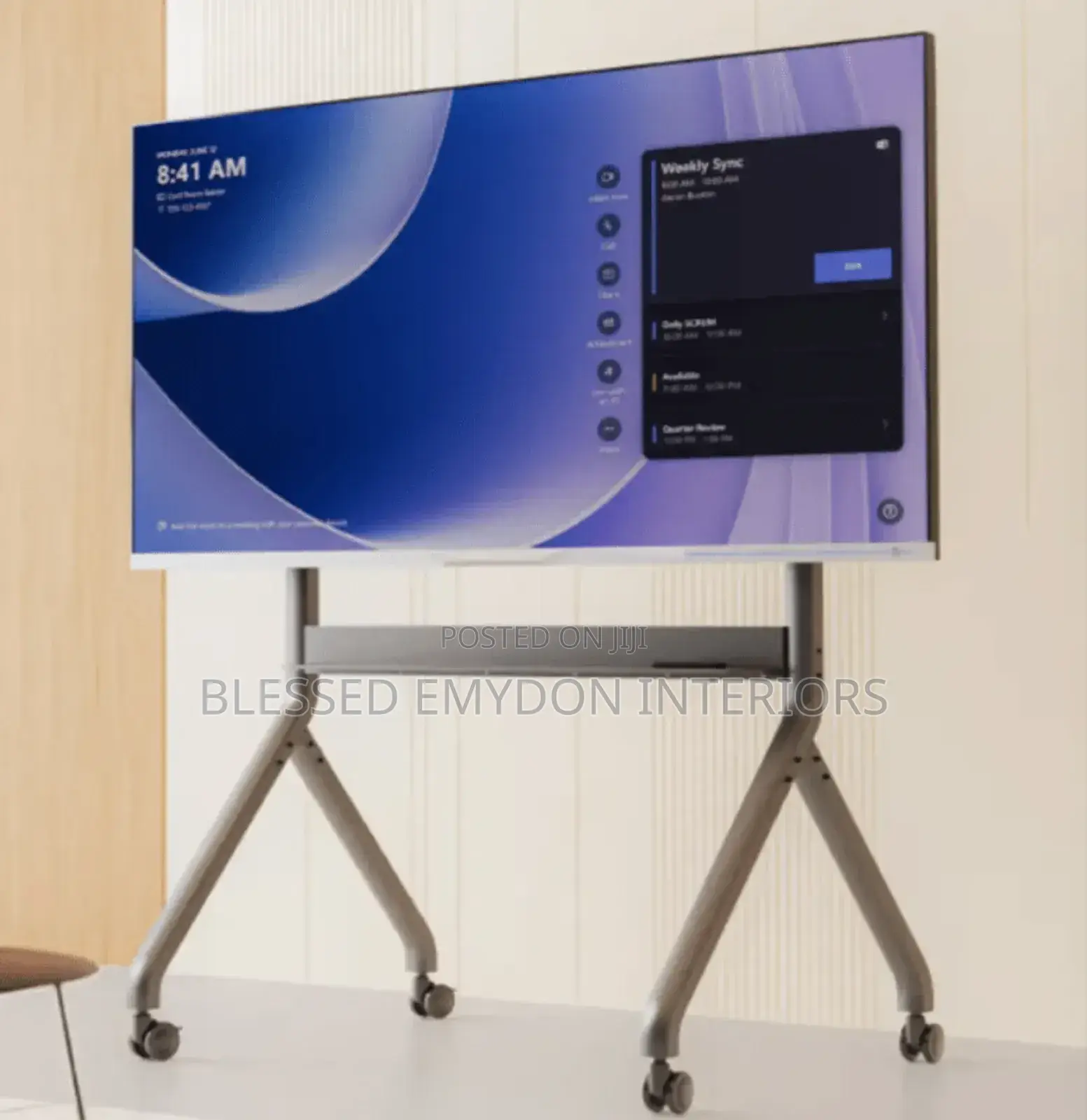 Adjustable Mobile Tv Cart for 75′′ – 100′′ Tv’S(P220)