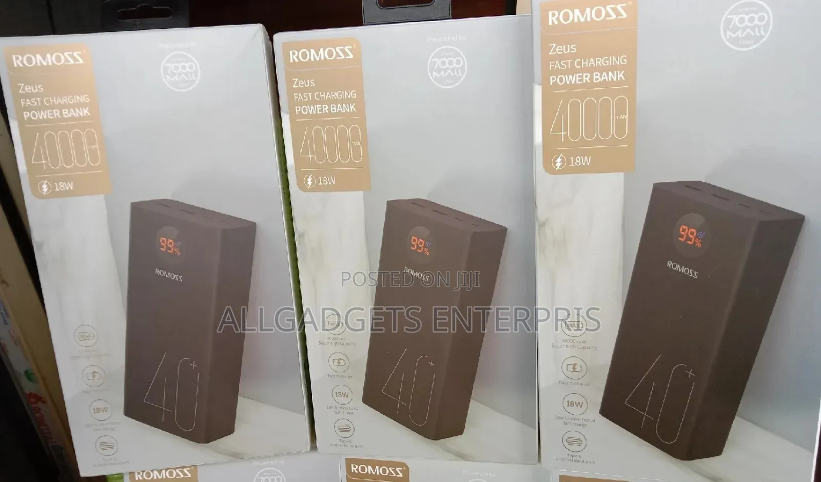 40000mah Fast Charging Romoss Power Bank
