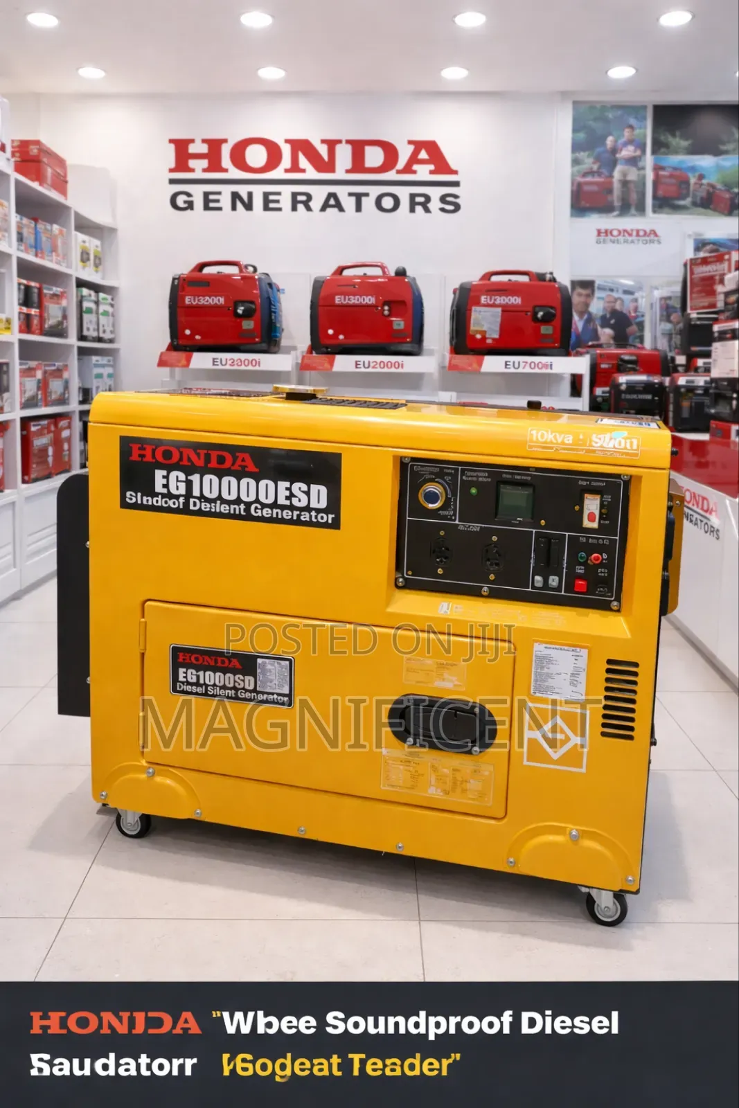 Honda Eg10000esd 10kva Soundproof Diesel Generator – Heavy Duty Re