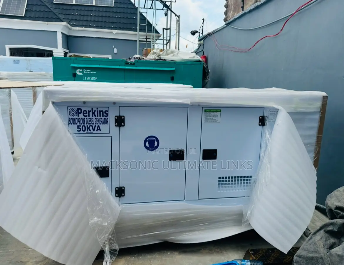 Sp Perkins 50kva Soundproof Generator Direct From Uk