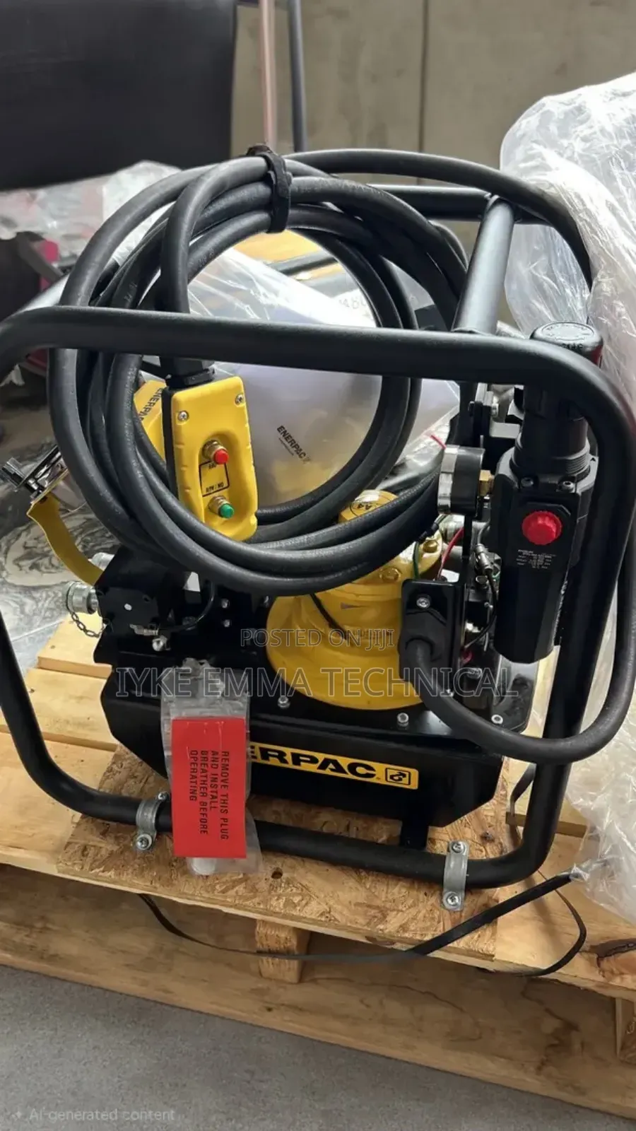 Enerpac Za4-Series Air-Driven Hydraulic Torque Wrench Pump