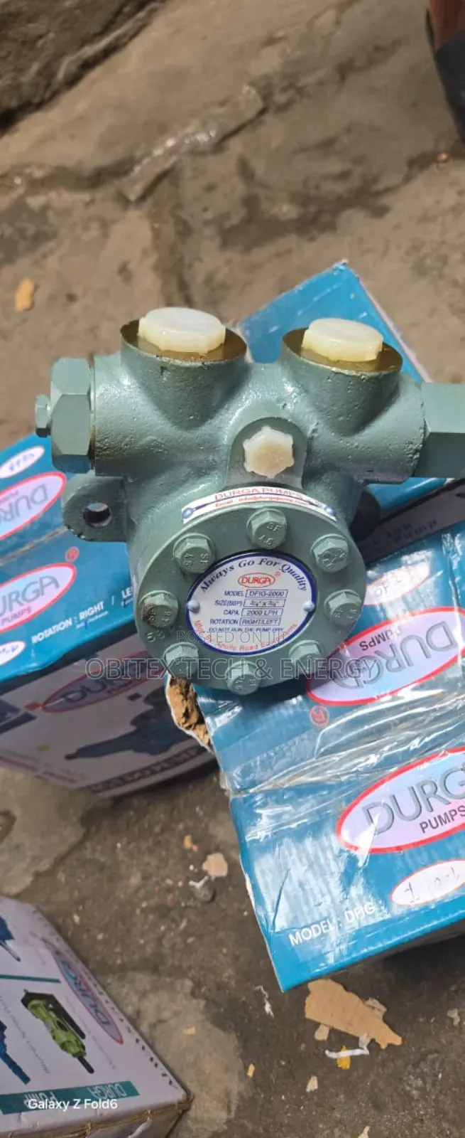 Durga Dfig-2000 Industrial Diesel / Oil Transfer Pump (2000lph) 3/4"