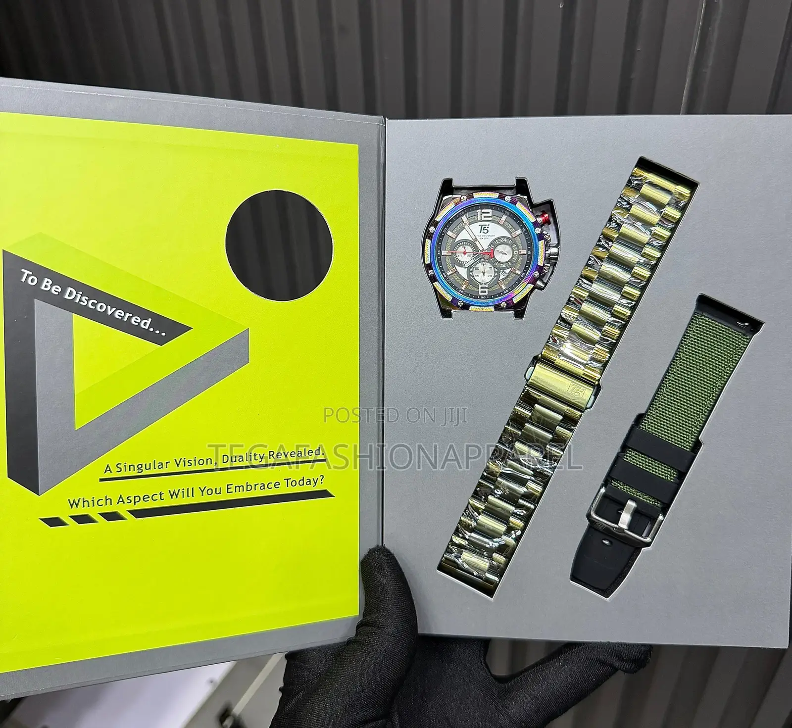 High Quality T5 Chronographic Double Strap Wristwatch