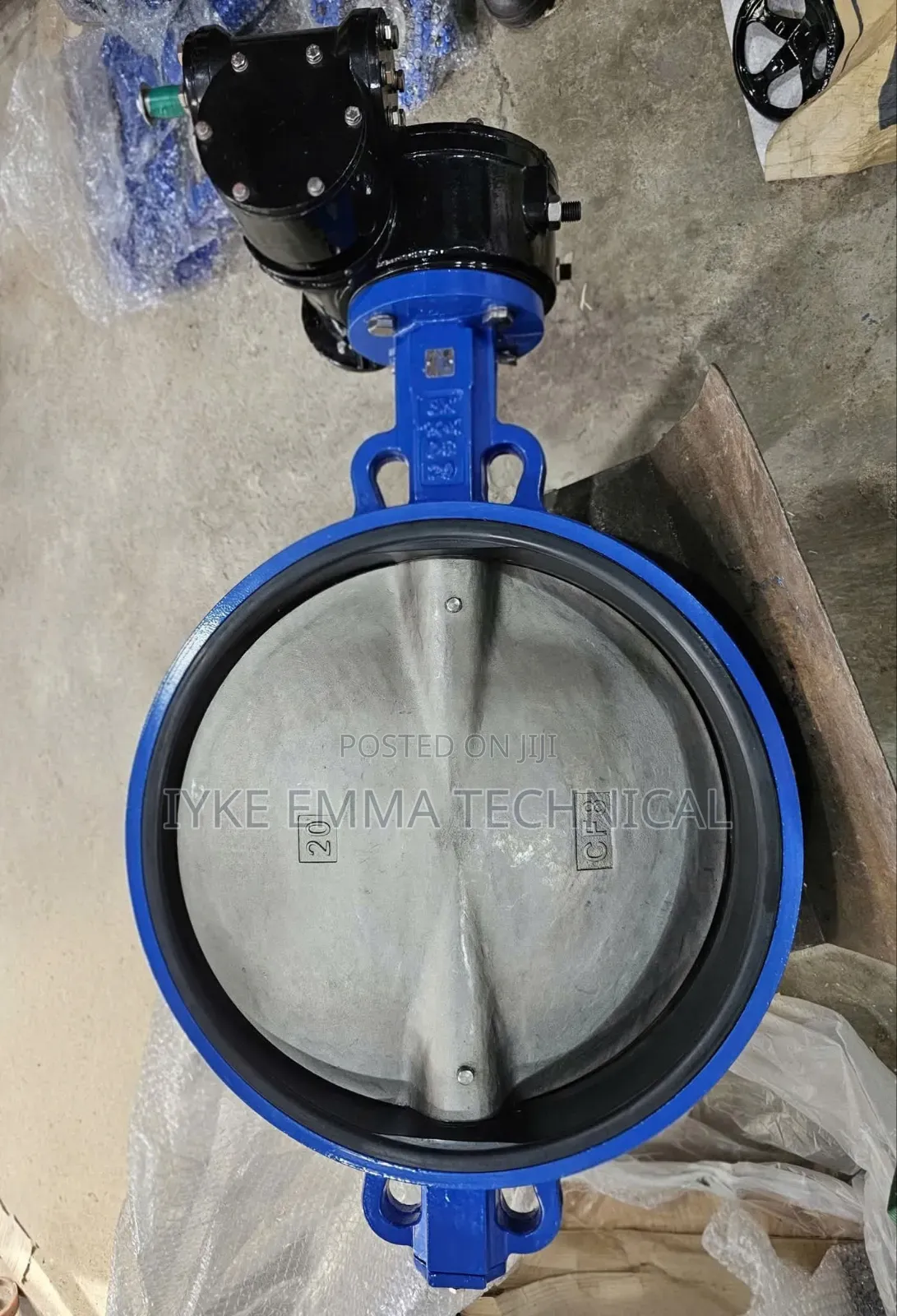Gear Operated Wafer Butterfly Valve Dn 300