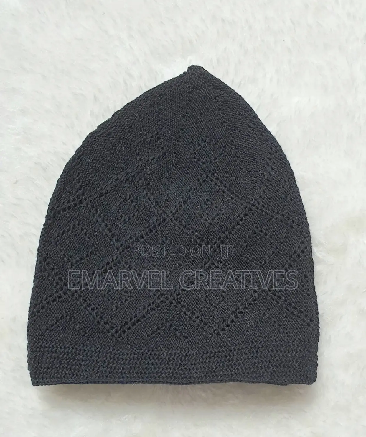 Men's Knitted Cotton Kufi Hat - Islamic Prayer Cap(5pcs)