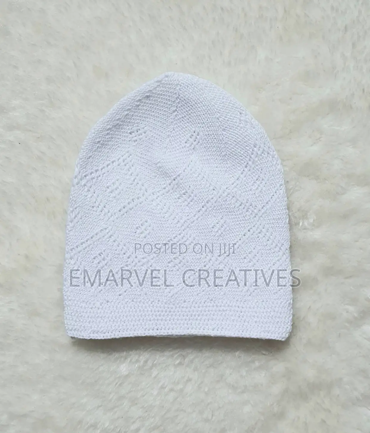 Men's Knitted Cotton Kufi Hat - Islamic Prayer Cap(5pcs)