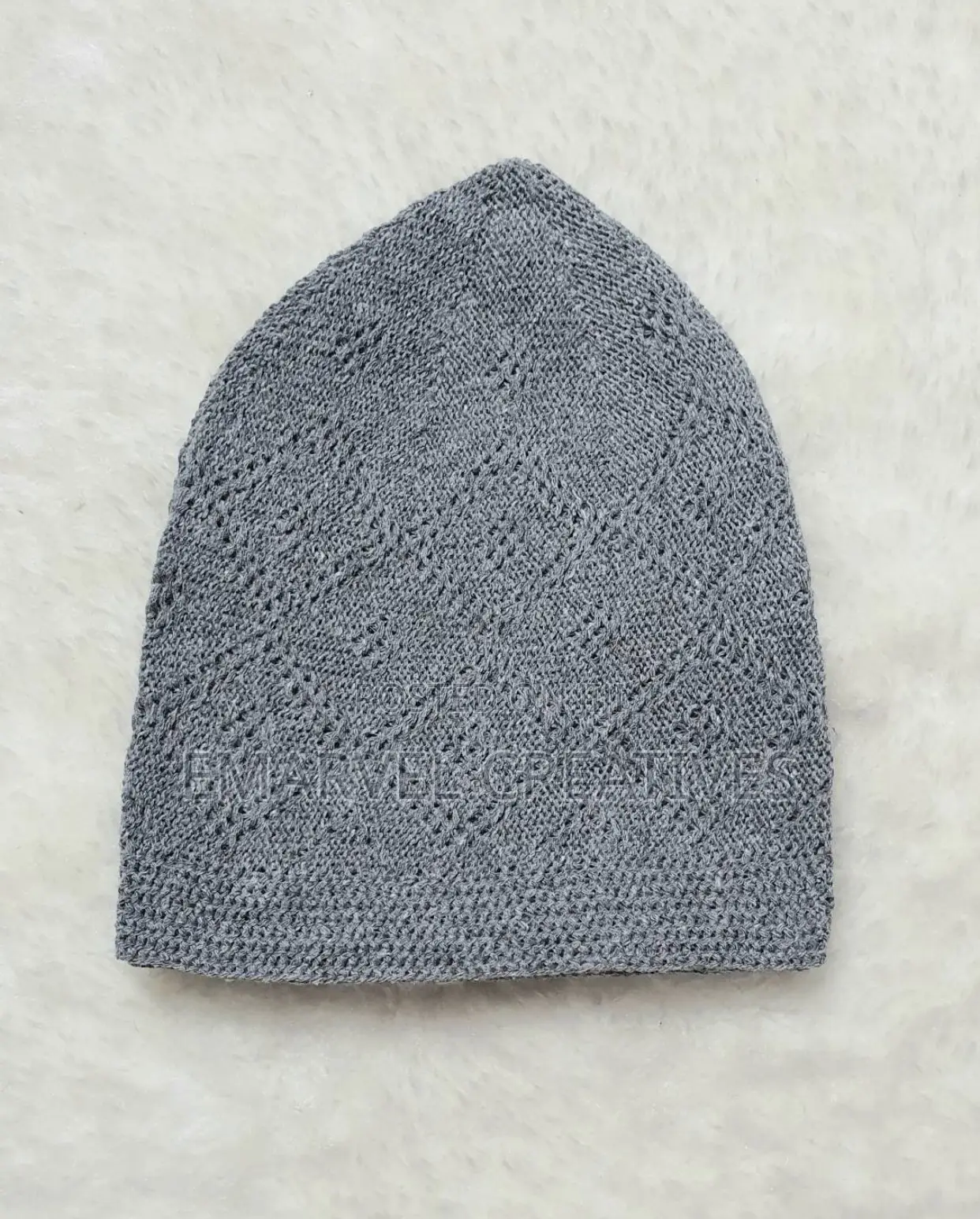 Men's Knitted Cotton Kufi Hat - Islamic Prayer Cap(5pcs)