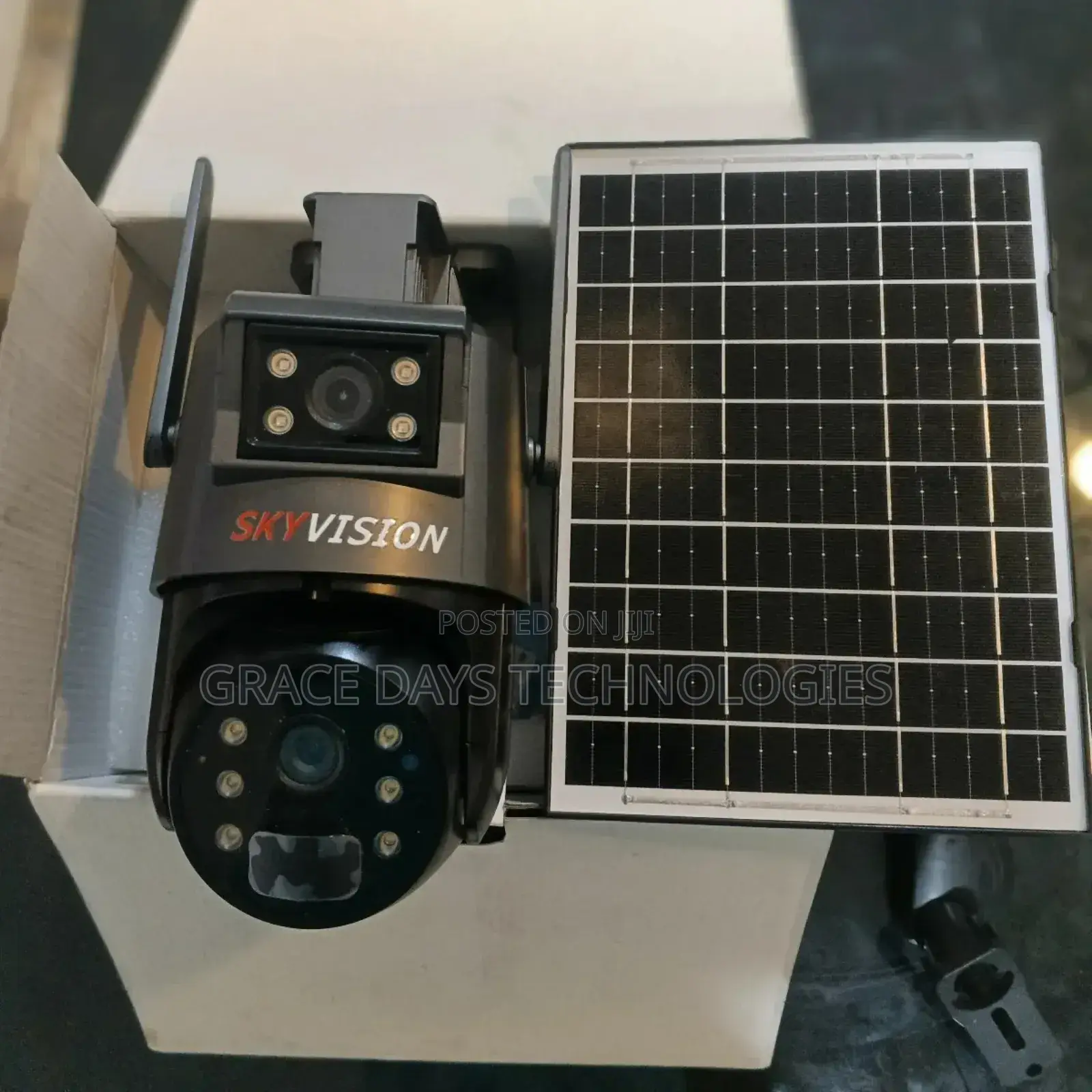 Dual Lens PTZ Solar Camera