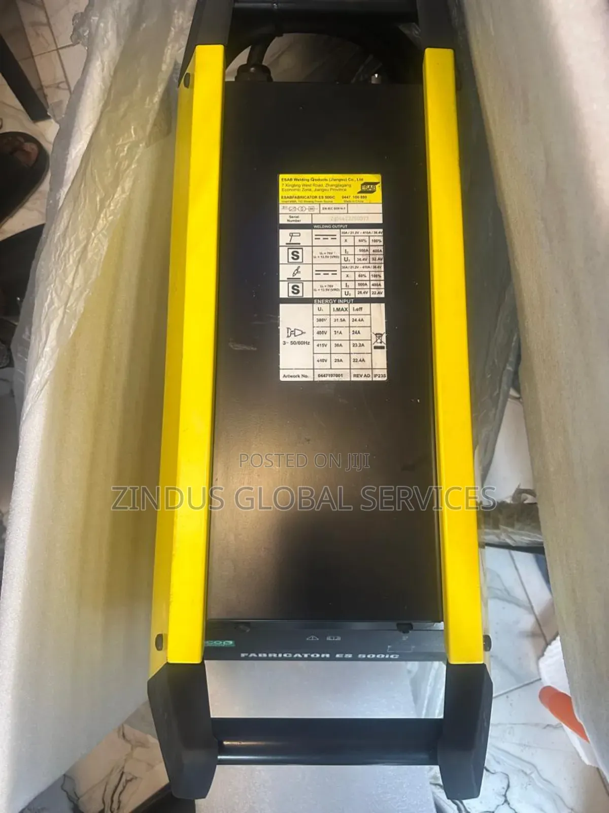 Esab Fabricator Es 500ic Inverter Control Welding Machine
