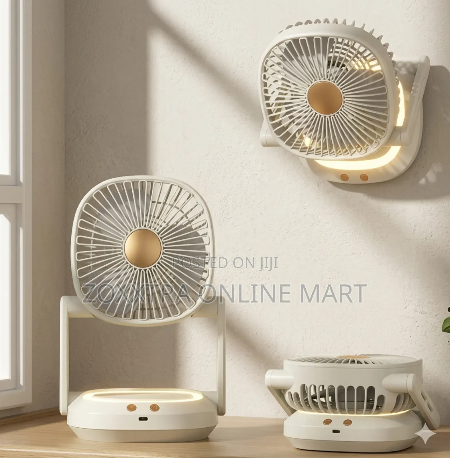 Multifunctional Rechargeable Fan
