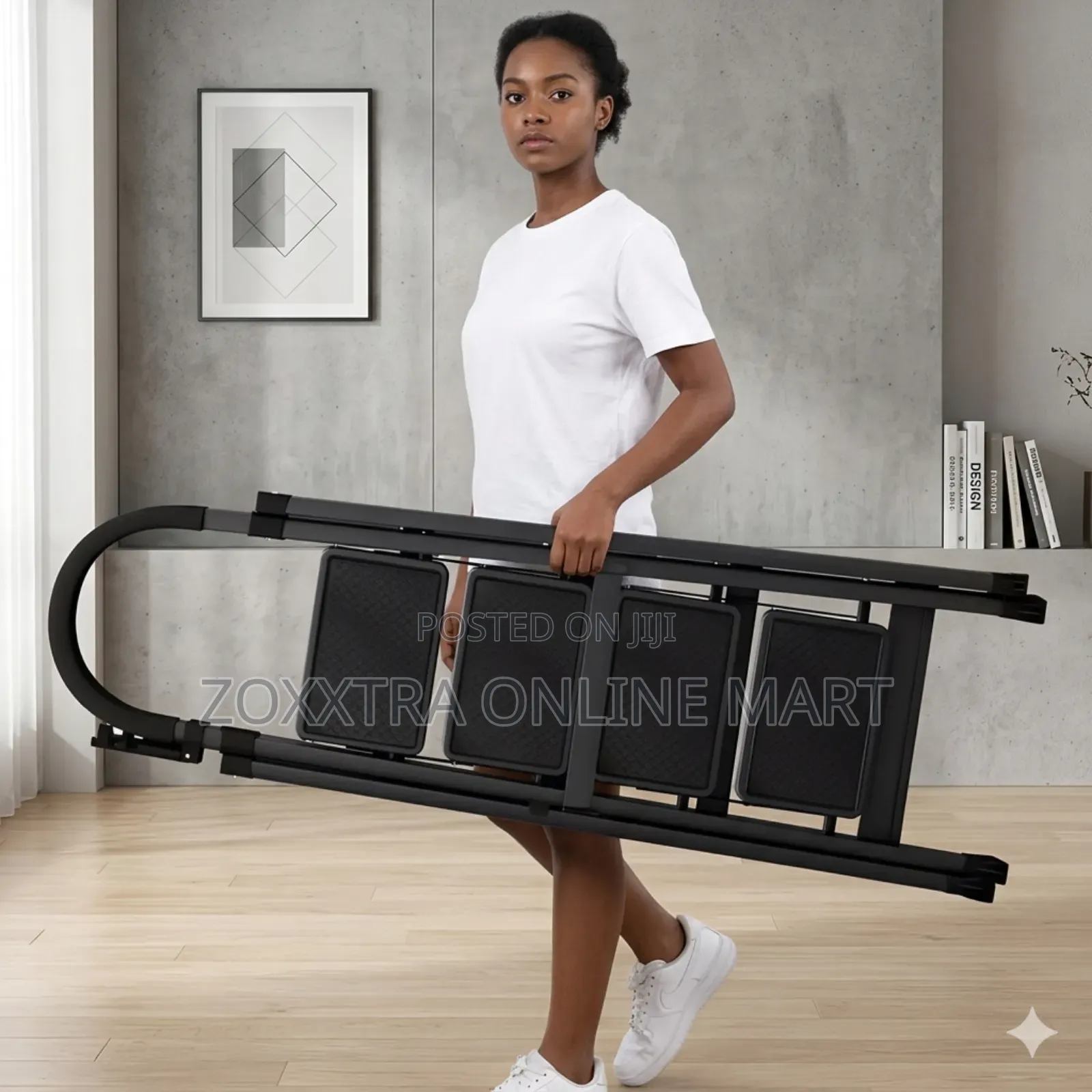 Black Elite Home Office Step Ladder