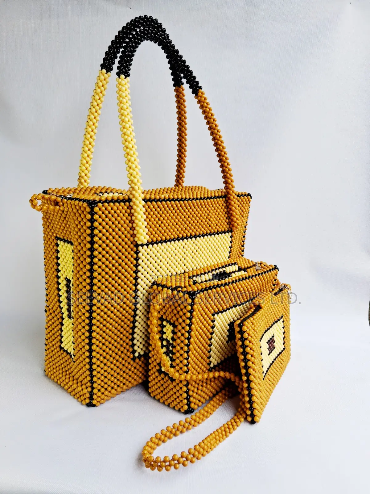 3 in 1 Ladies Hand Made Beaded Bag