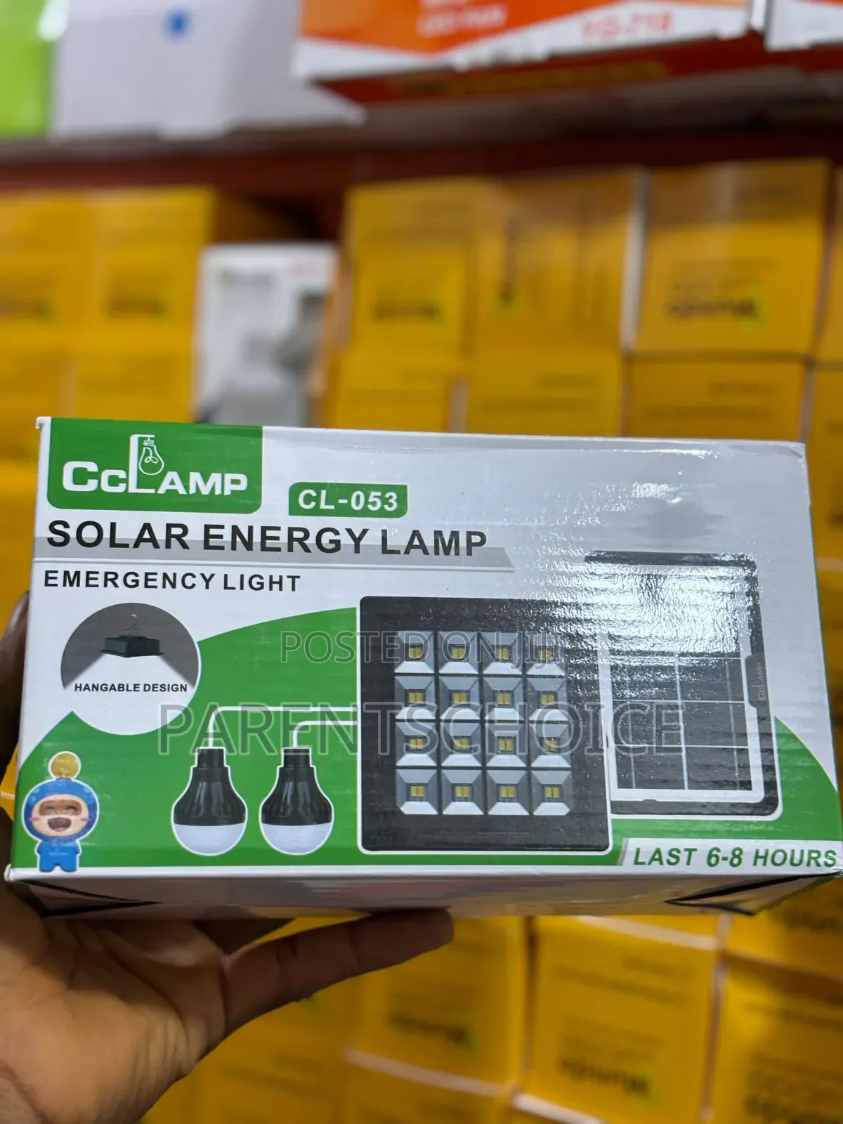 Cclamp Cl-053 Solar Energy Emergency Light Kit.