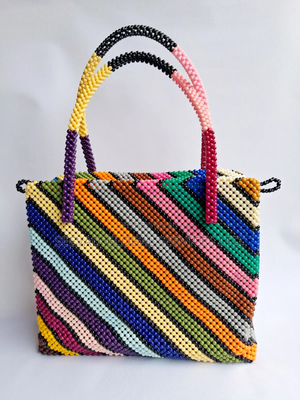 Women's 3 in 1 African Beaded Hand Bag