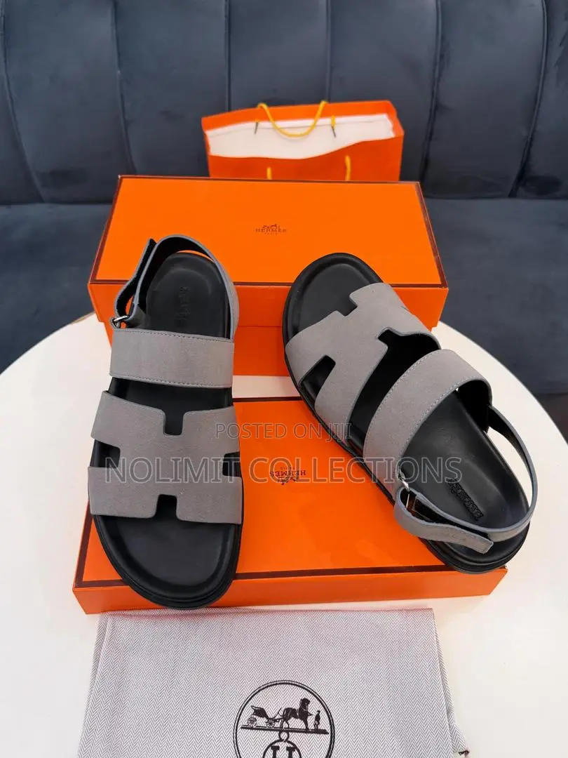 Hermes Chypre Leather Sandals