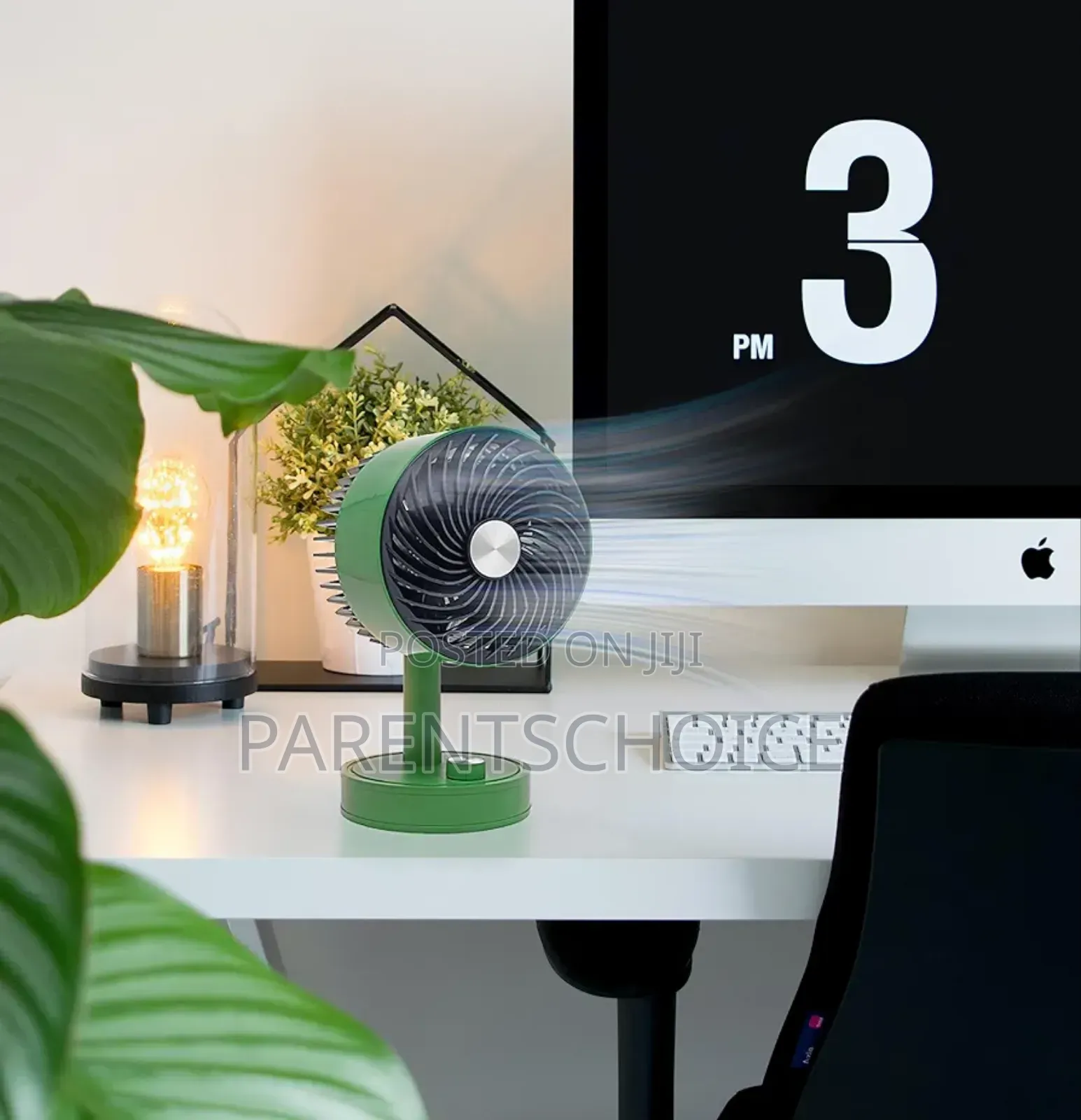 Iwin Energy Super Mini Rechargeable Desktop Fan 5inches Iw8038-A