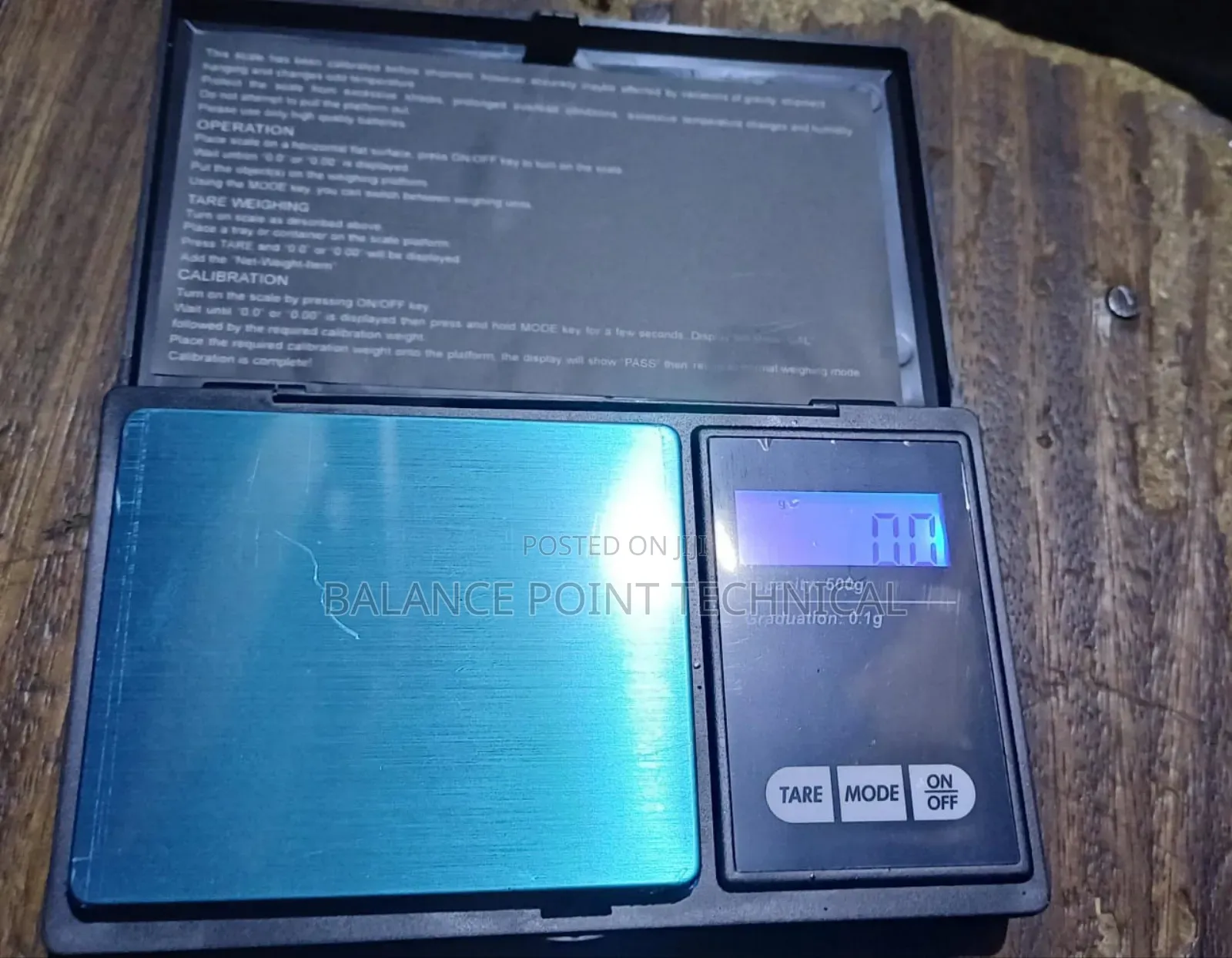 500g by 0.1 Pocket Scale