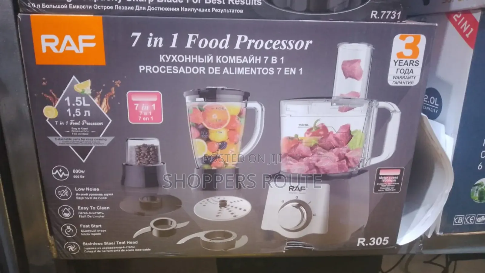 Raf 7 in 1 Food Processor 1.5l R 305
