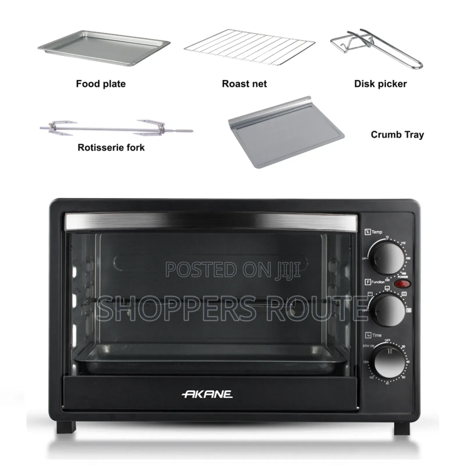 Akane 25l Multi Functional 3 in 1 Electric Oven