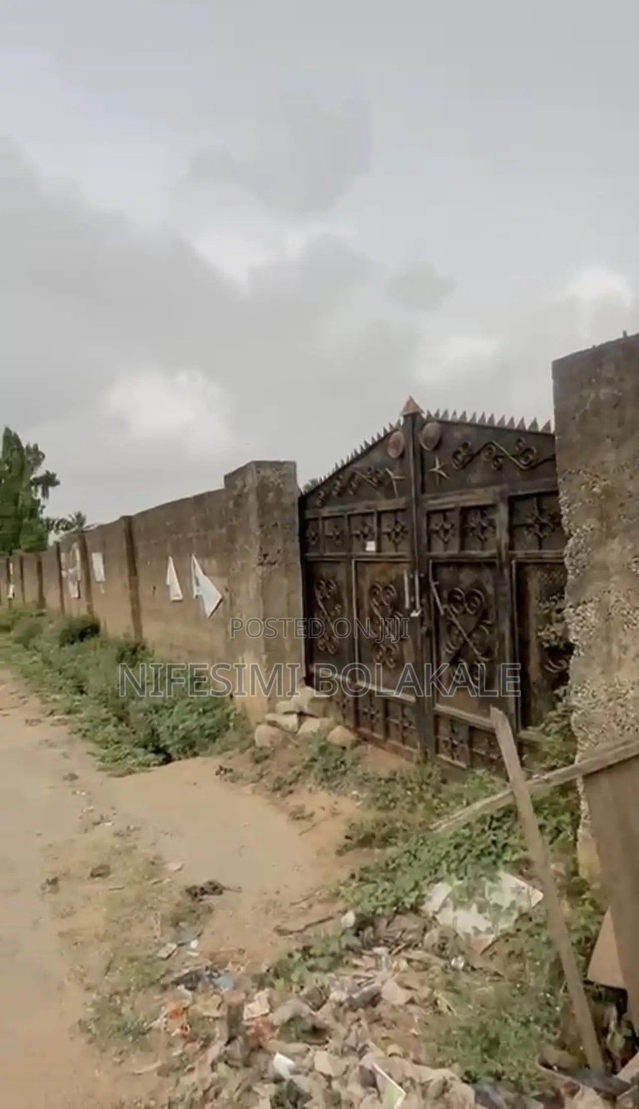 Fenced and Gated One Acre of Bare Land at Oluwonla, Bashorun