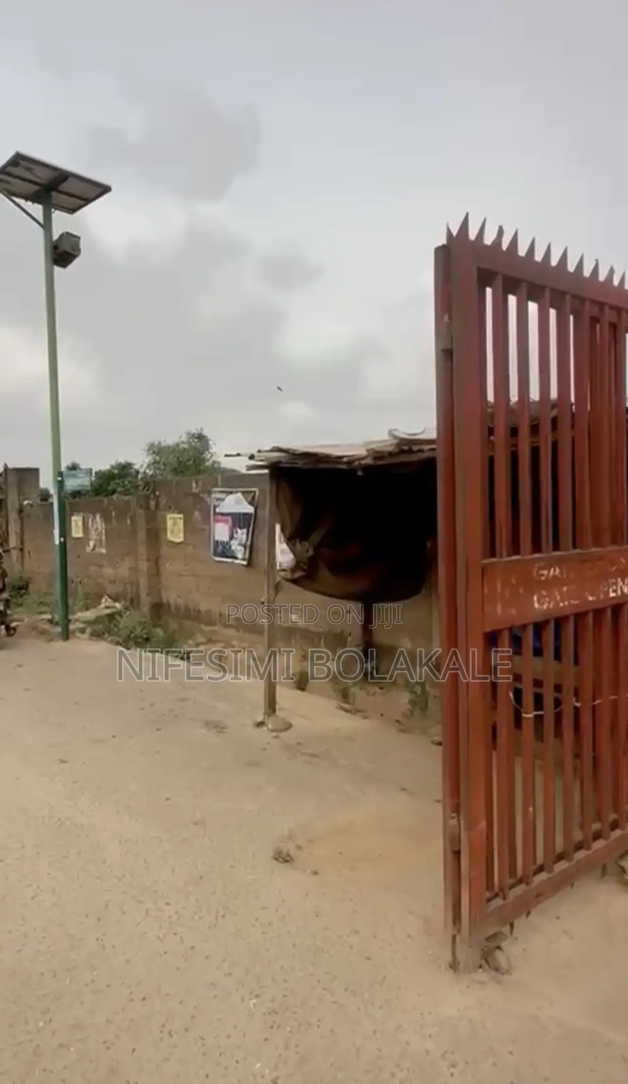 Fenced and Gated One Acre of Bare Land at Oluwonla, Bashorun