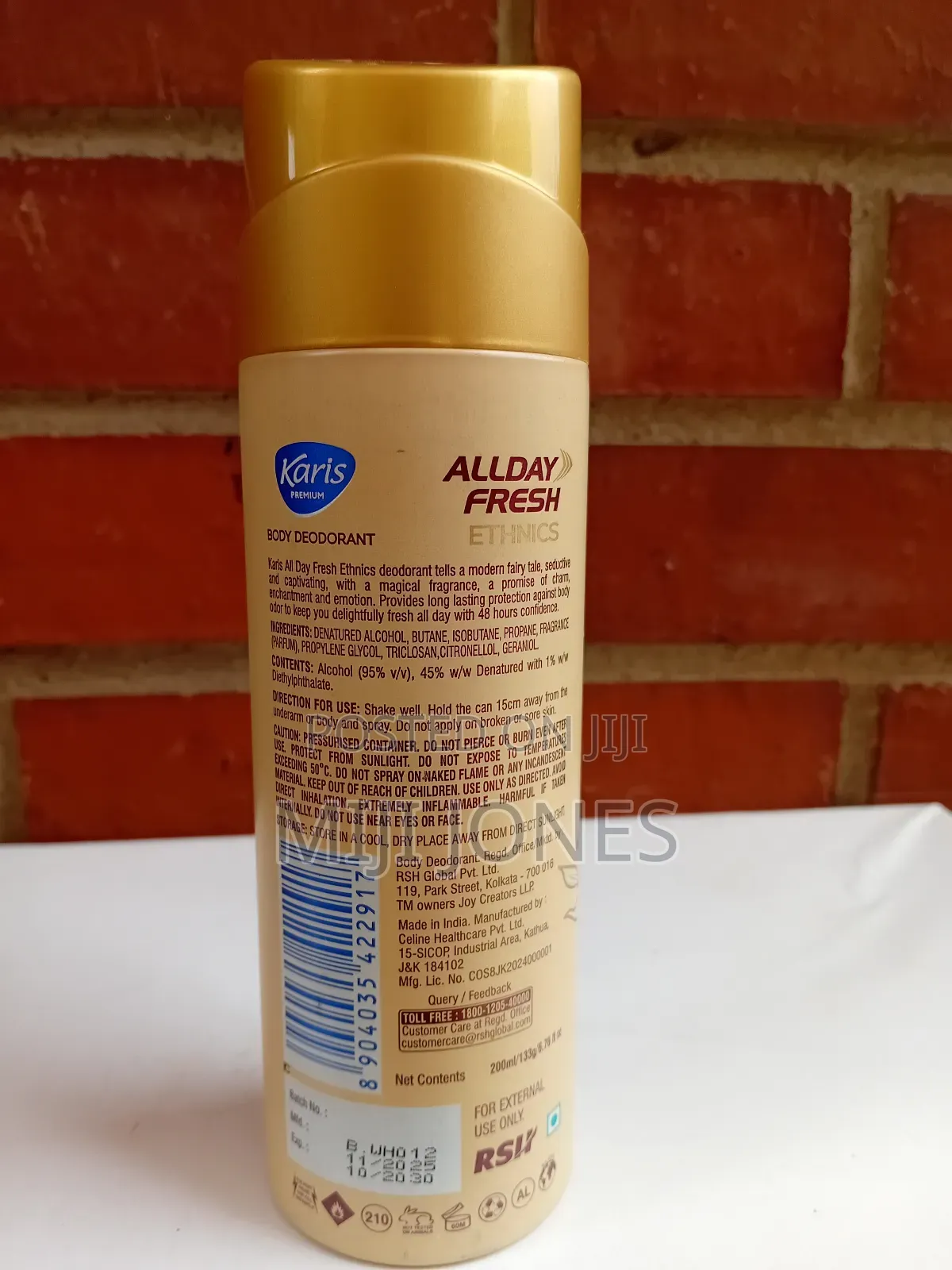Ethnics Karis Premium Deodorant 48hrs Body Spray