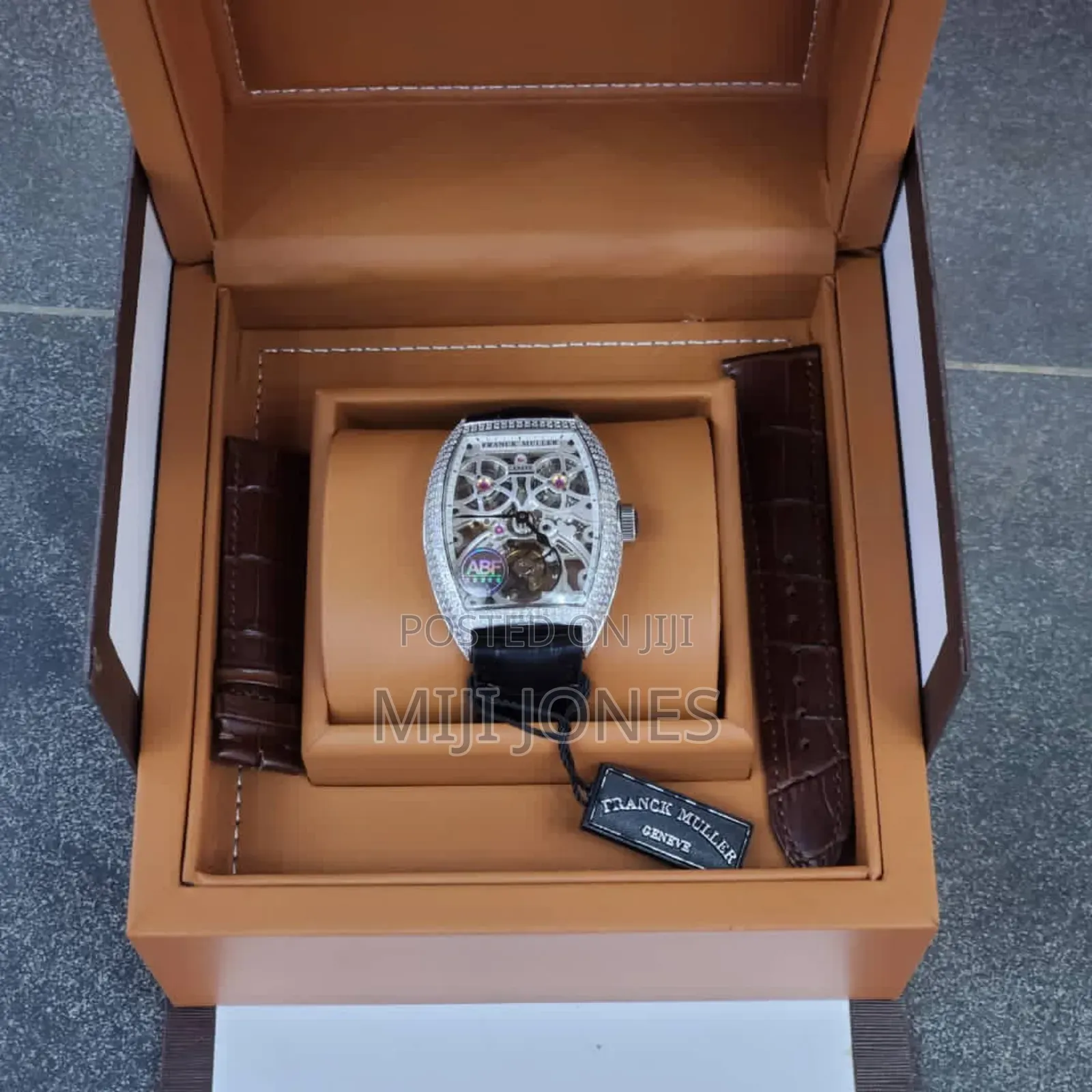 "Franck Muller Masterpiece - High Grade Leather Watch"