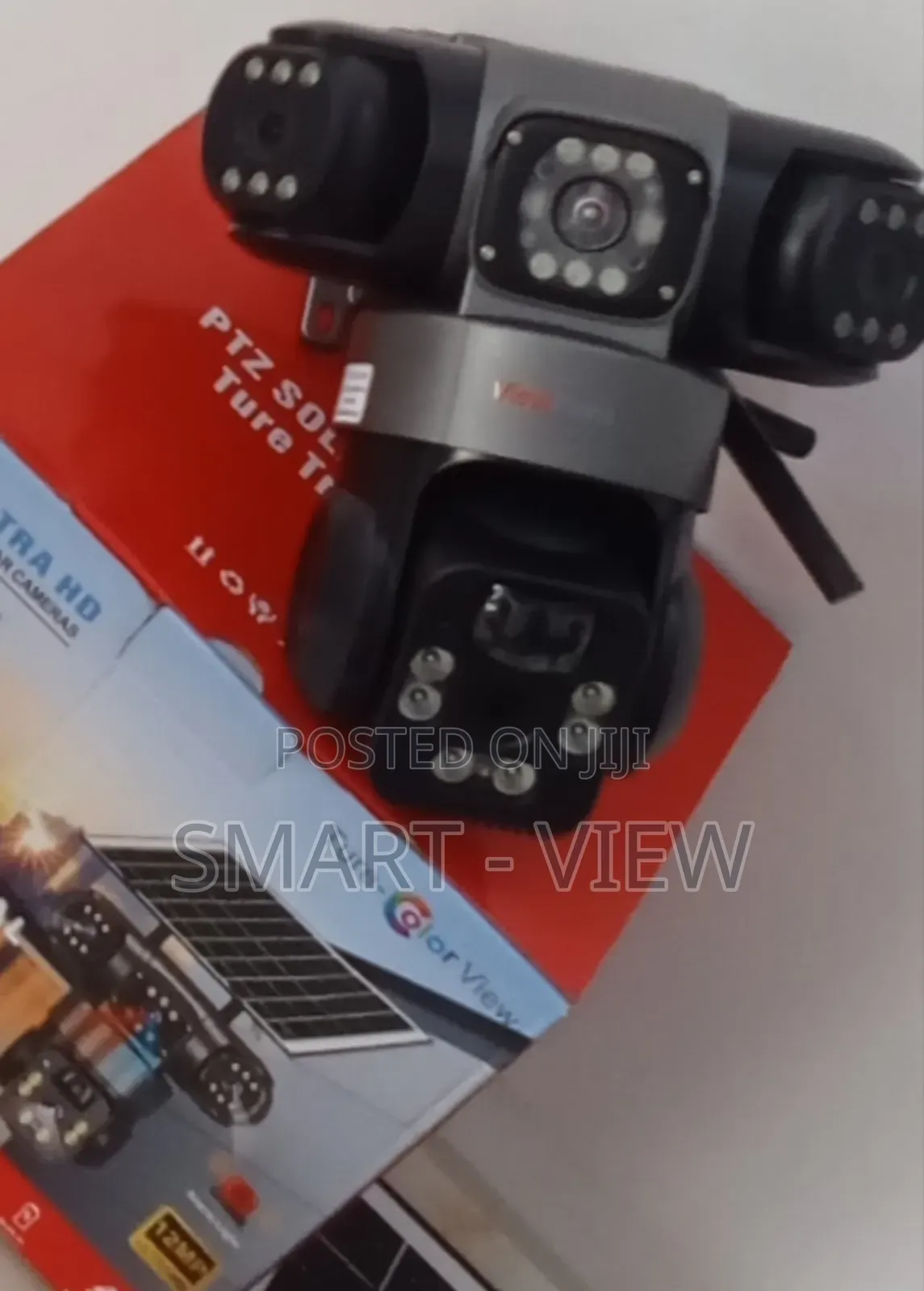 Triple Lens PTZ Solar CCTV Cameras