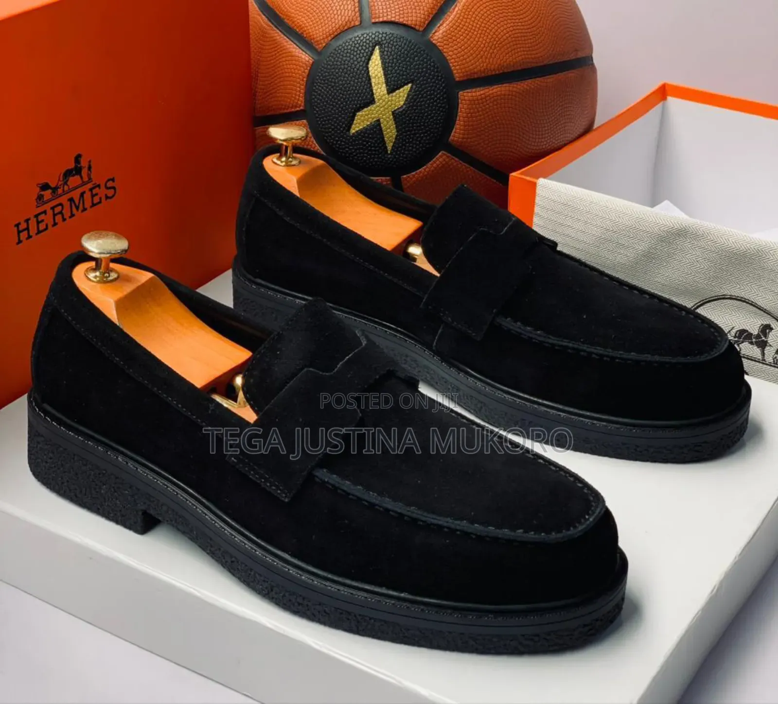 Latest Design Hermes Men's Suede Flat Shoes