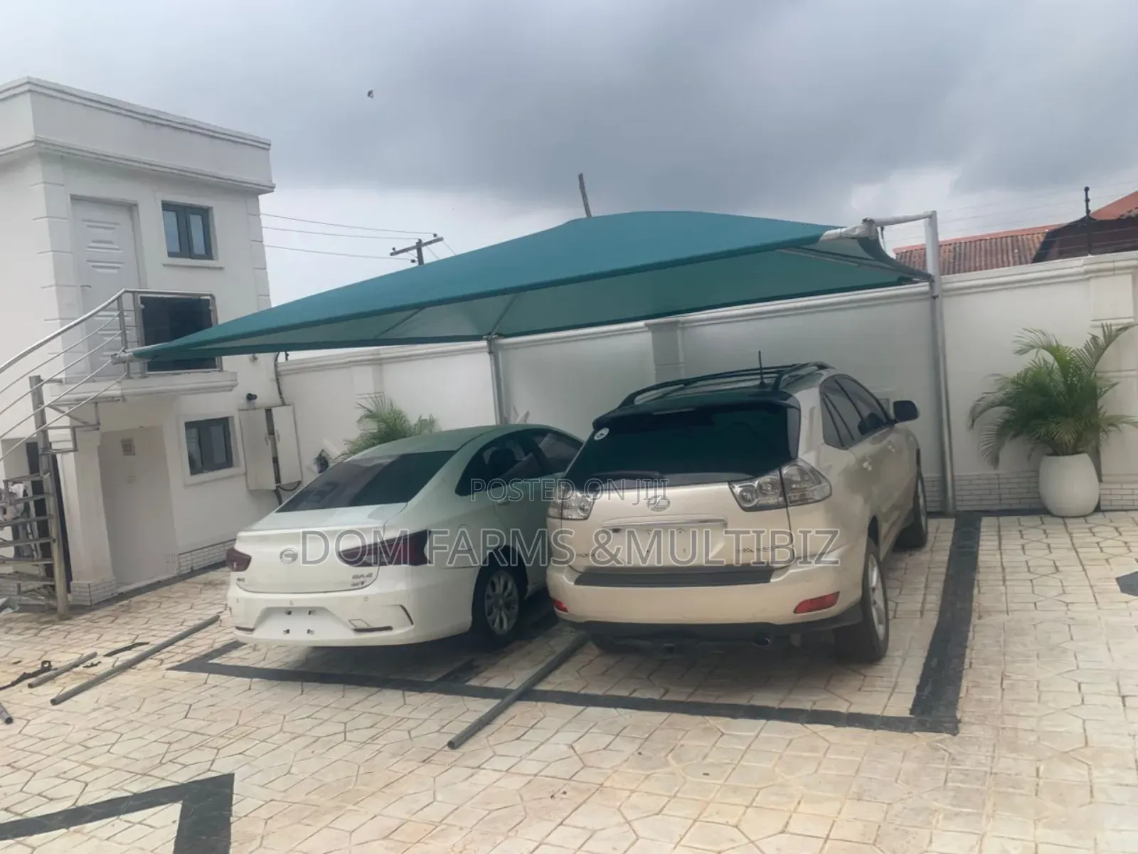 Double Durable Car Canopy – Waterproof Outdoor Car Shelter