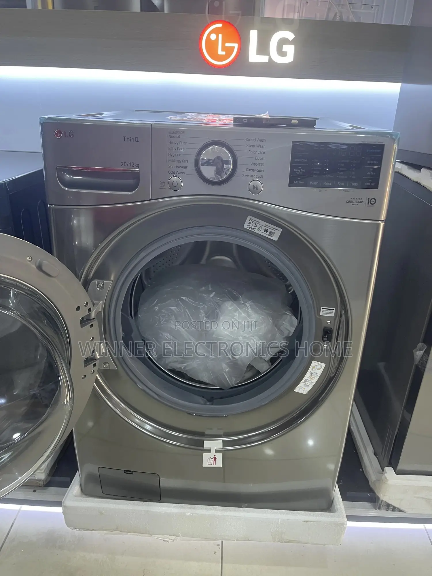 Lg 20kg Wash and Dry Inverter Washing Machine