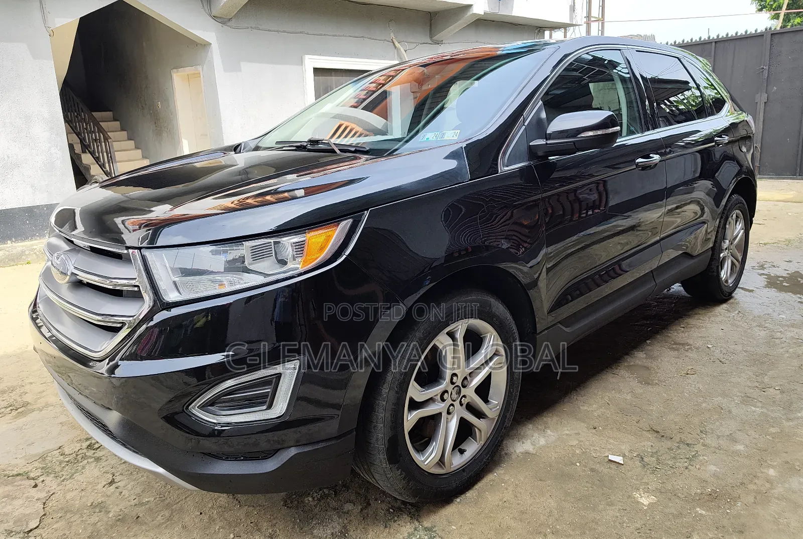 Ford Edge Titanium 4dr SUV (2.0L 4cyl Turbo 6A) 2015 Black