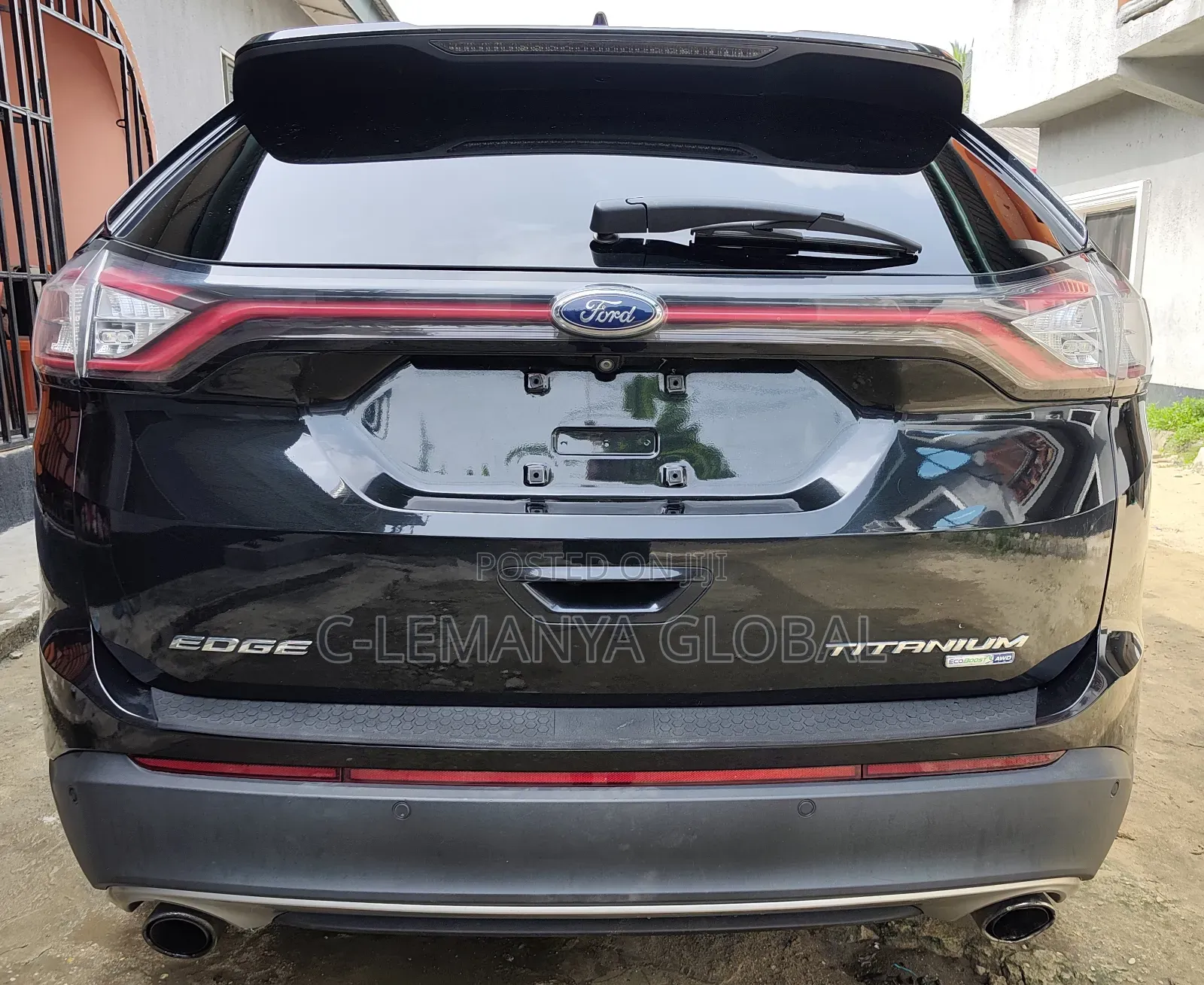 Ford Edge Titanium 4dr SUV (2.0L 4cyl Turbo 6A) 2015 Black