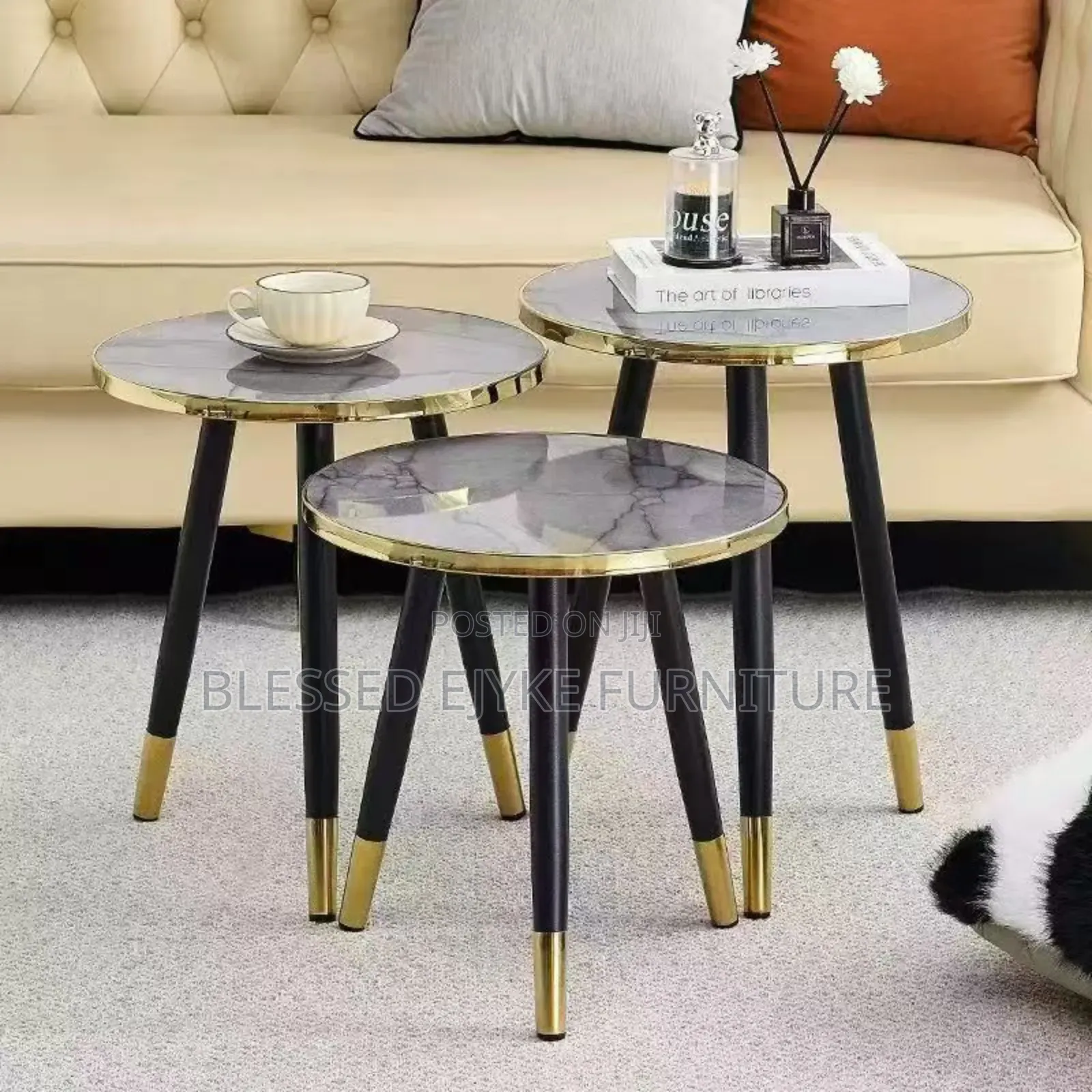 Wooden 3 in Side Stools