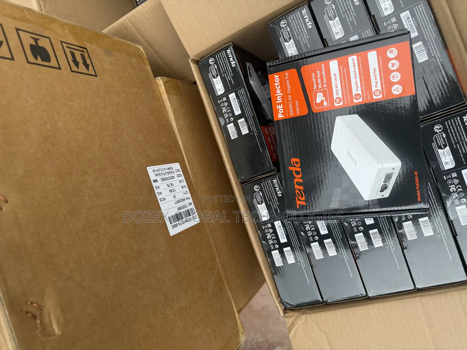 48v Gigabit Poe Adapters Tenda