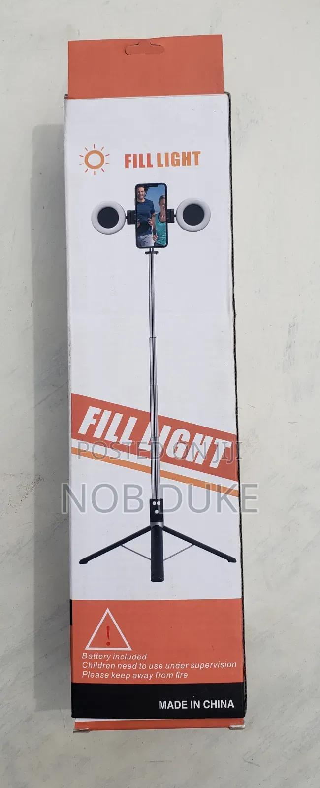Selfie Stick Tripod Stand With Ring Fill Light - 1.7m