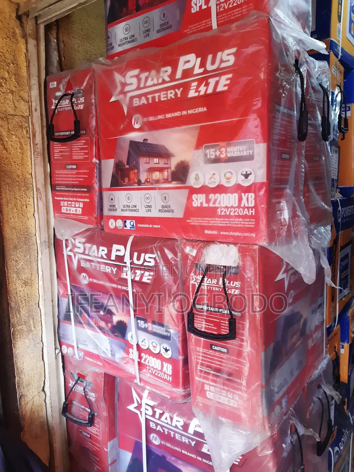 Star Plus Tubular Battery 220ah 12v