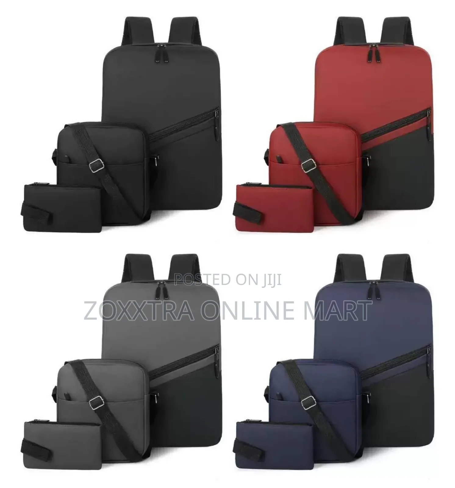 3in1 Premium Laptop Backpack Set