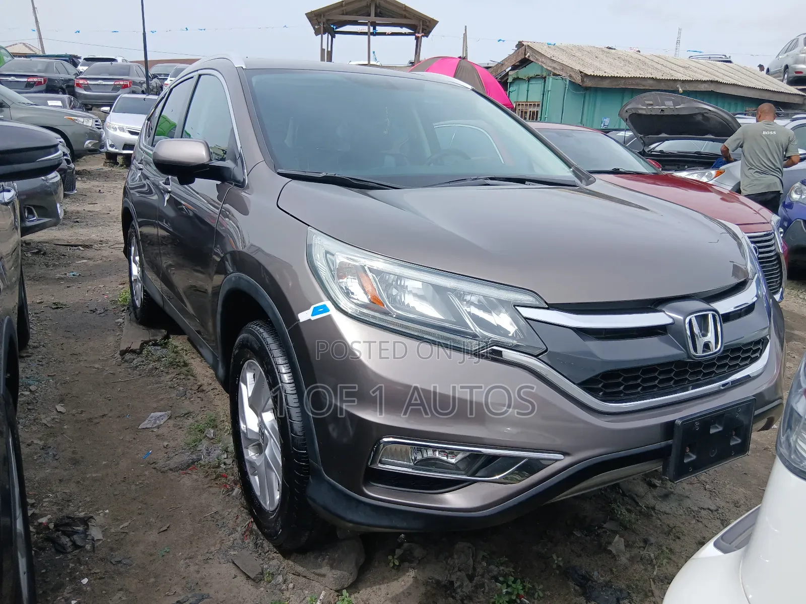 Honda CR-V Touring 4dr SUV AWD (1.5L 4cyl CVT) 2017 Gray