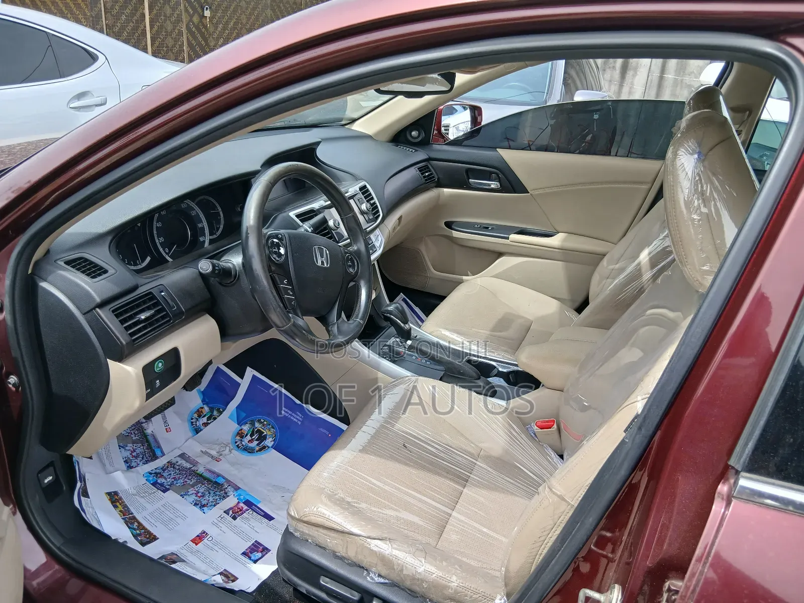 Honda Accord EX-L V6 w/Navigation 4dr Sedan (3.5L 6cyl 6A) 2015 Maroon